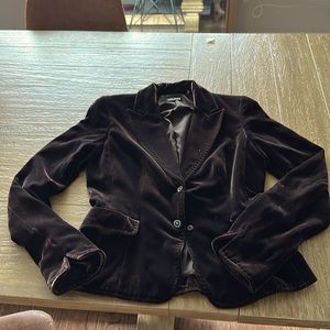 Tahari velvet blazer XS